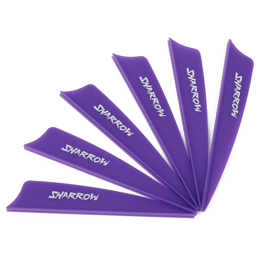 50pcs 3" Archery Arrow Feather Rubber Vanes Fletching Fletches Bow Arrow Shaft DIY